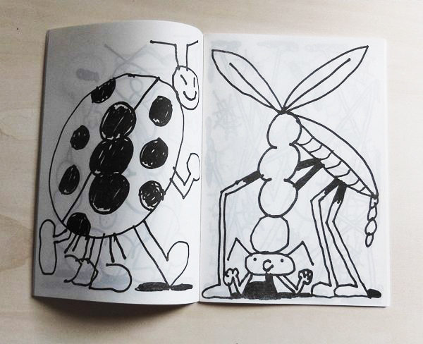 insectus zine quentin chambry consternation atelier insect ant spider butterfly