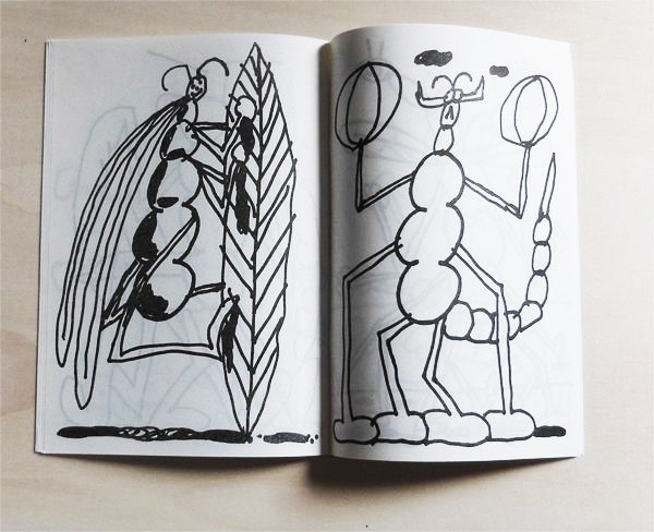 insectus zine quentin chambry consternation atelier insect ant spider butterfly