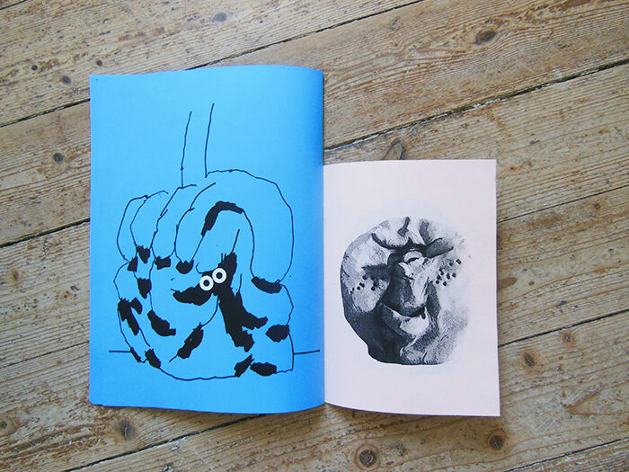 Quentin Chambry Zine Faces Characters funny Drawings Art eyes