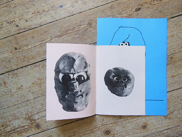 Quentin Chambry Zine Faces Characters funny Drawings Art eyes