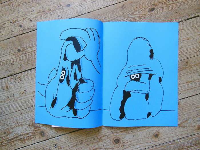 Quentin Chambry Zine Faces Characters funny Drawings Art eyes