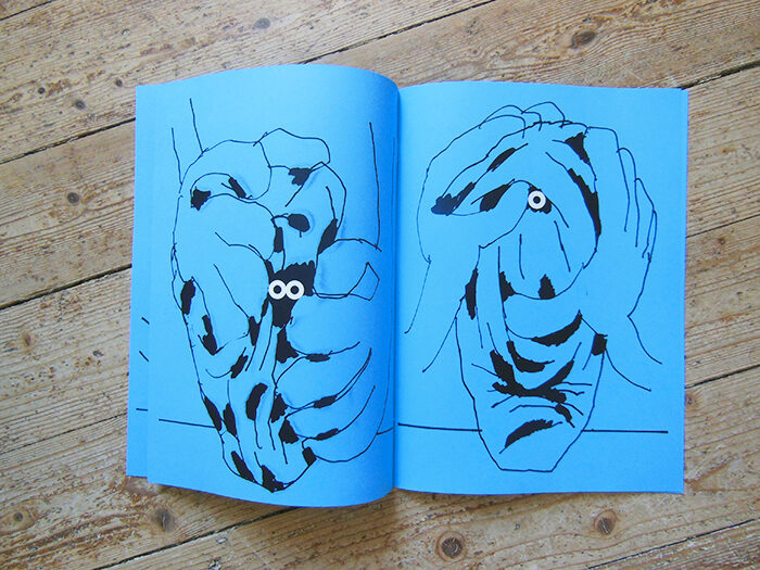 Quentin Chambry Zine Faces Characters funny Drawings Art eyes