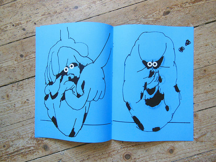 Quentin Chambry Zine Faces Characters funny Drawings Art eyes